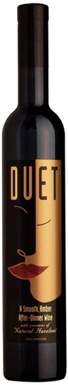 Duet Natural Hazelnut after-dinner wine bottle shot